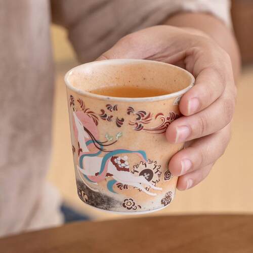 敦煌飞天茶杯文创品茗杯单杯复古个人杯主人杯喝茶家用功夫小茶碗