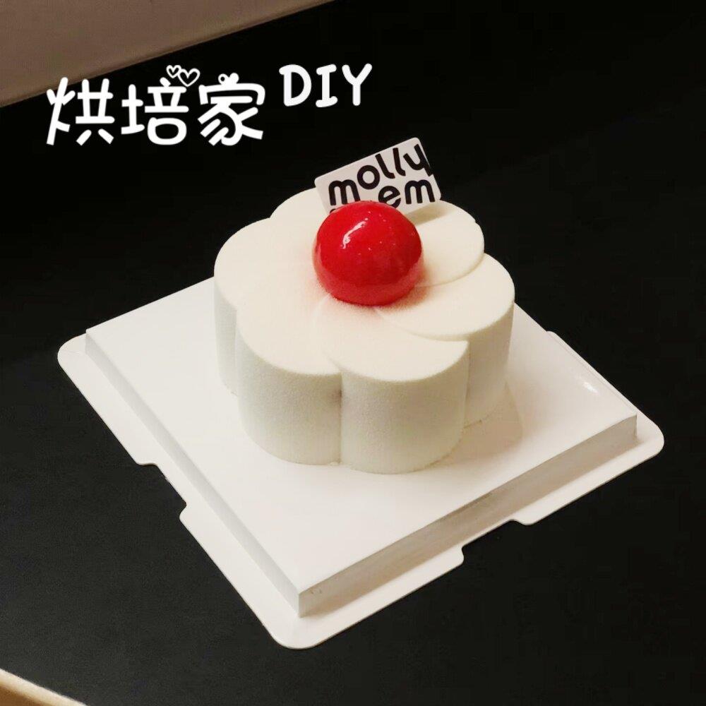 法式扇形花慕斯蛋糕模具花朵造型西点甜品巧克力硅胶模具香薰蜡烛