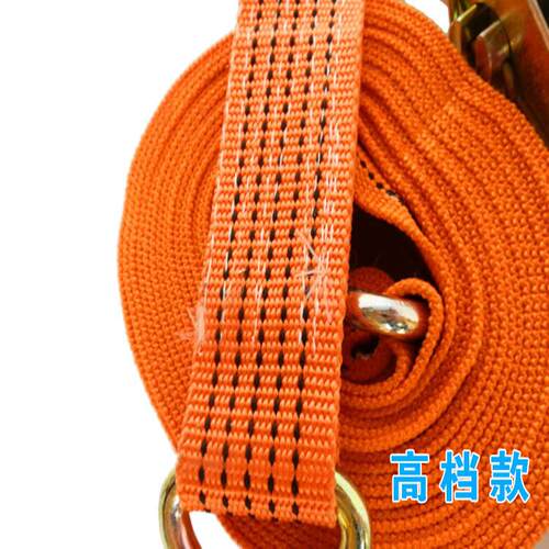5cm货车捆绑带棘轮拉紧器捆绑带拴紧器车用双钩捆绑带