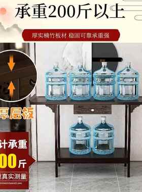中式关玄关台入户PJQ正对门轻奢装饰柜靠墙供桌新家用桌香案条案