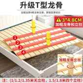 实木OBV床代简81.米双人现床白色1.5米单人床1米经济型家用简易约