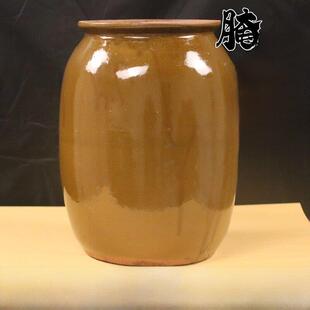 腌菜缸老式家用大口土陶带盖陶瓷酸菜缸咸菜盐菜酱缸腌菜罐菜坛子