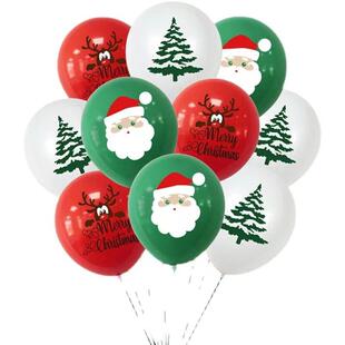 the for Christmas scene Decorations Decorate Party balloons