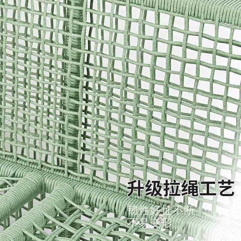 户外藤椅四件套茶客厅桌室内外阳台茶铝绳休SJT-12闲几组合拉靠背