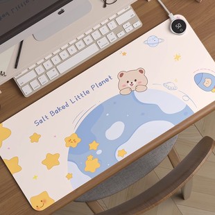 加热鼠标垫办公室超大电脑桌面冬天发热桌垫宿舍学生写作业暖手垫