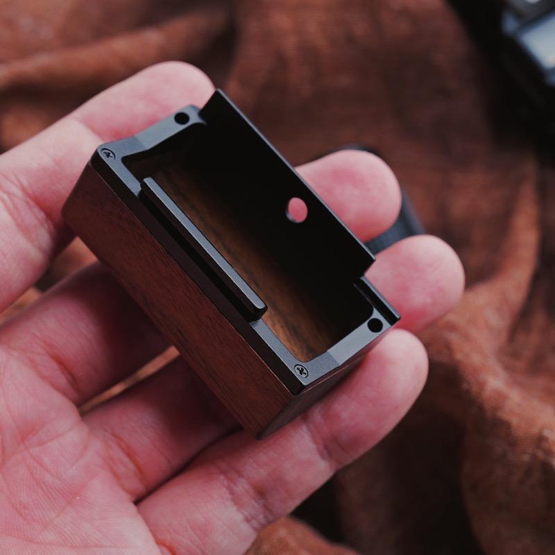 【KING】适用宾得PENTAX 17原木把手复古木制手柄电池盖底座套装