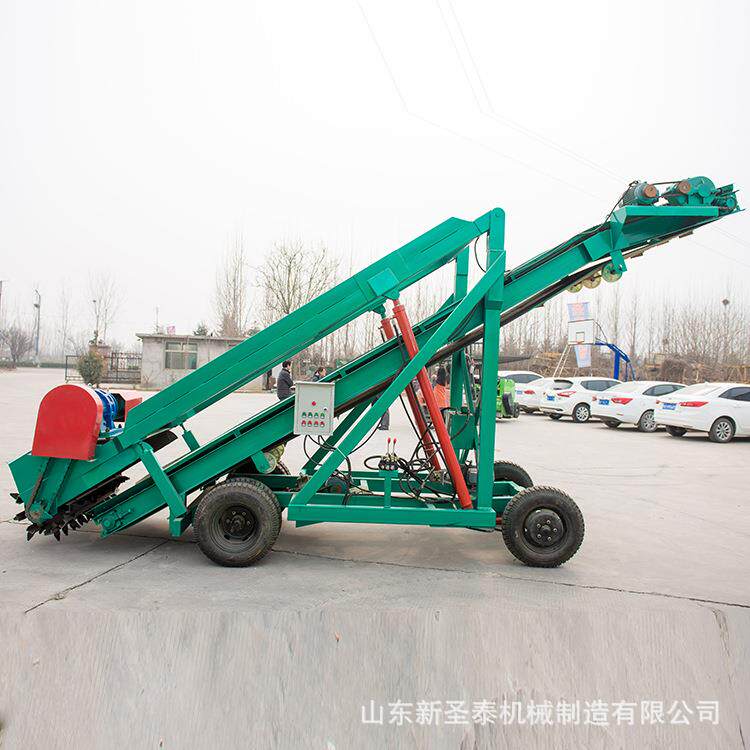 奶牛养殖青储取料机工作视频全自动青储取料机皮带宽度