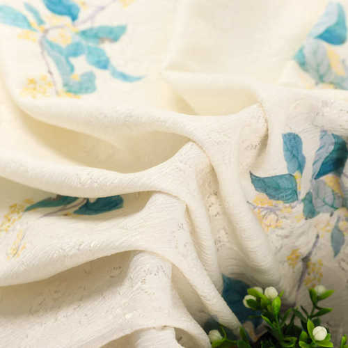 复合国秋冬纹批发针织潮肌理绒布印花提花服装面料布古典风面料