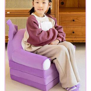 儿F978H576童沙发椅可沙座可女躺一体卡通发幼儿可折叠懒人沙发男