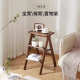 J6DA多功能家用梯凳折叠台阶加厚实木三步梯两用登高换鞋 凳爬梯子