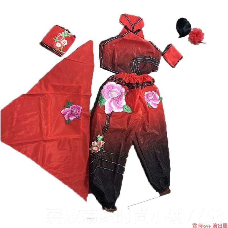 高档妞啊杯扭汉妞族现代舞蹈九儿童演出桃李阿扭舞蹈演出服女表演