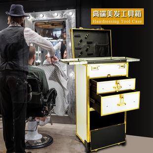 专业美容工具箱拉杆发型师理发师收纳箱发大美274量带抽屉发工具