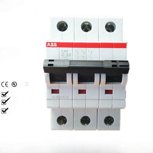 正品ABB空气开关D型S203-D10-D16-D20-D25-D32-D40-D50-D63断路器