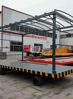 2吨雨HOU棚拖1车5000*24牵00*22002.6万防雨棚引平板拖车雨帘拖挂