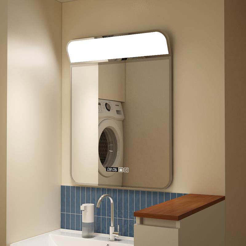 智能镜子led镜前灯光除雾304不锈钢壁挂墙式卫浴室柜包豪斯中古风