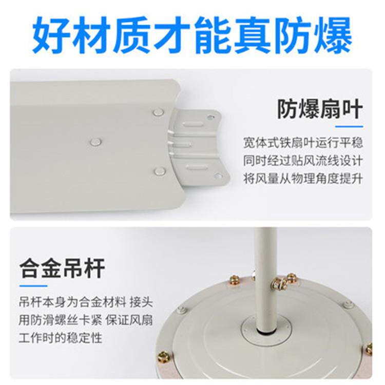 BFC-1400隔爆型吊风扇,防爆风机,BFC-1200防爆吊扇恒运 电压220V