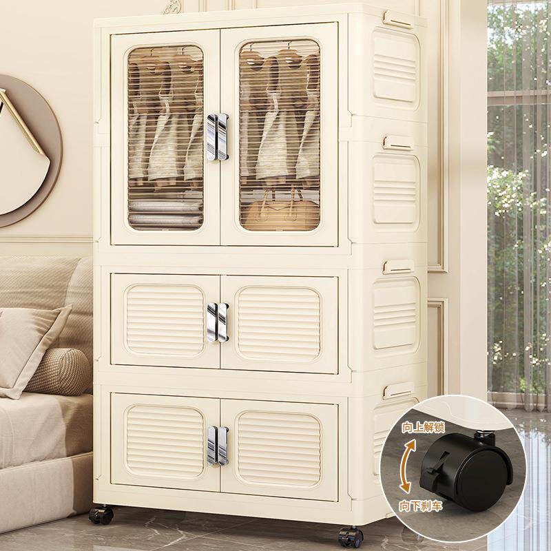 免安装宝宝衣柜儿童收纳柜折叠储物柜婴儿专用简易家用卧室整理箱