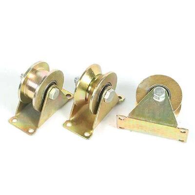 1Pcs Track Wheel Bearing Pulley Stainless Steel U/V/H