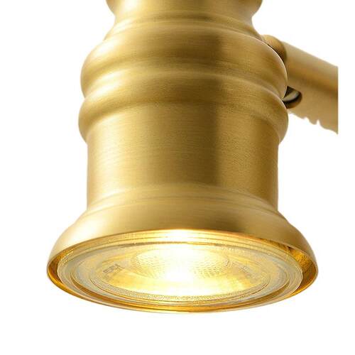 全铜镜前灯卫生间镜灯卧室补光化妆镜灯浴室厕所灯免打孔镜柜专用