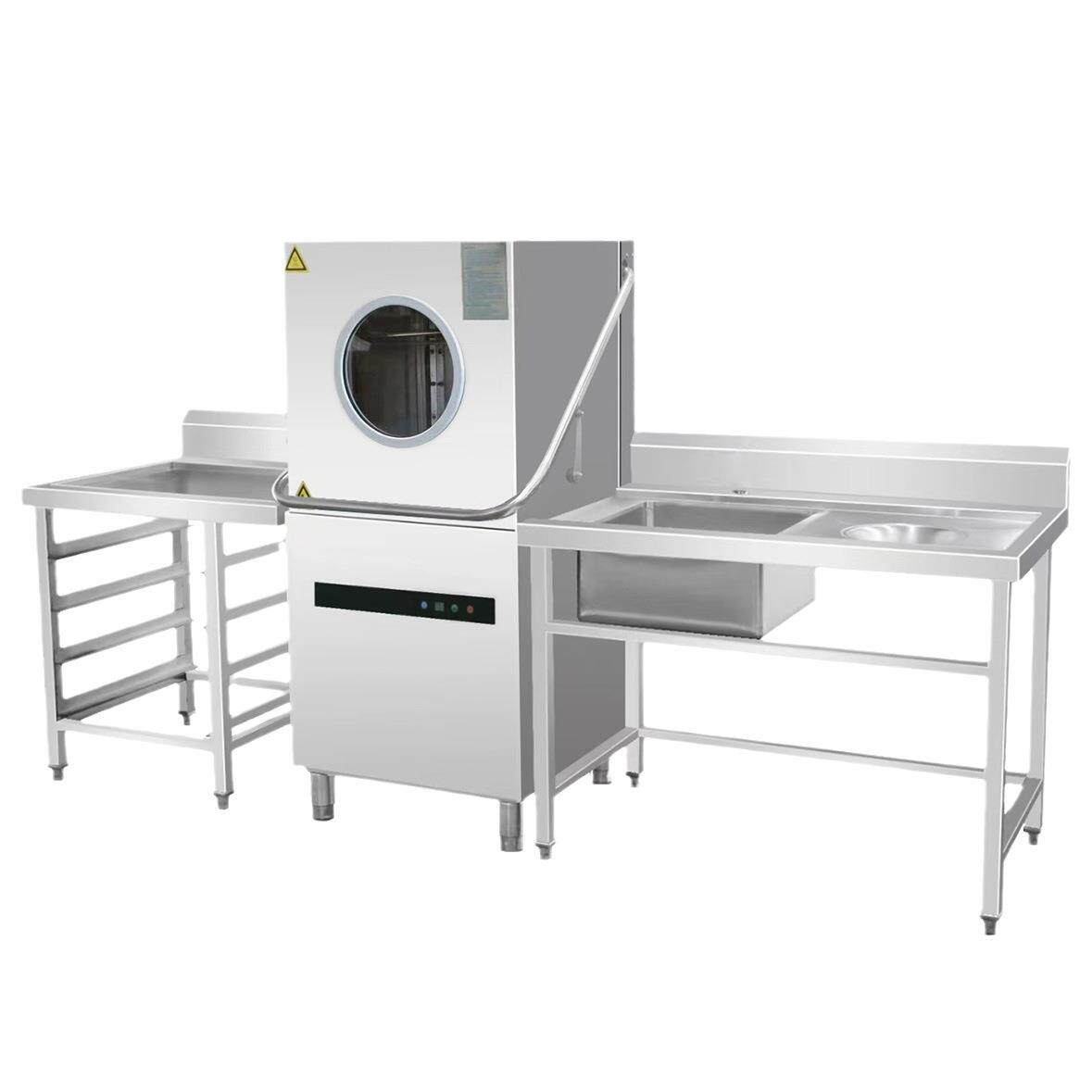 揭盖式洗碗机商用全自动饭店餐厅酒店食堂用刷碗洗杯机高效商用