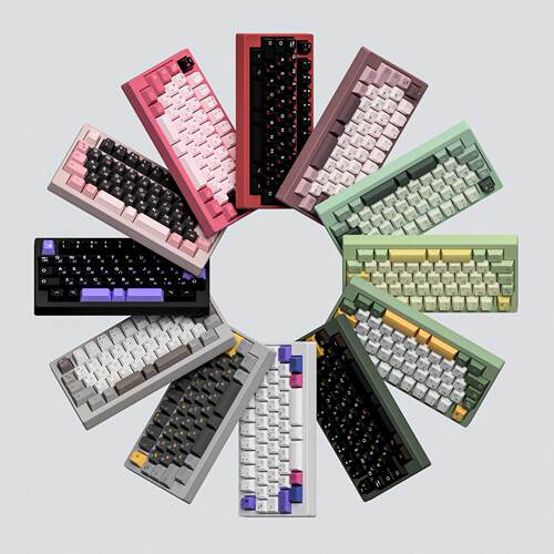 Raven50客制化3d打印套件小配列键盘三模gasket结构单键开槽via