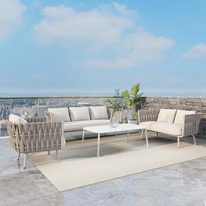 户外沙发院天室外阳台179别庭墅藤椅单人沙发组防晒露合休闲花园