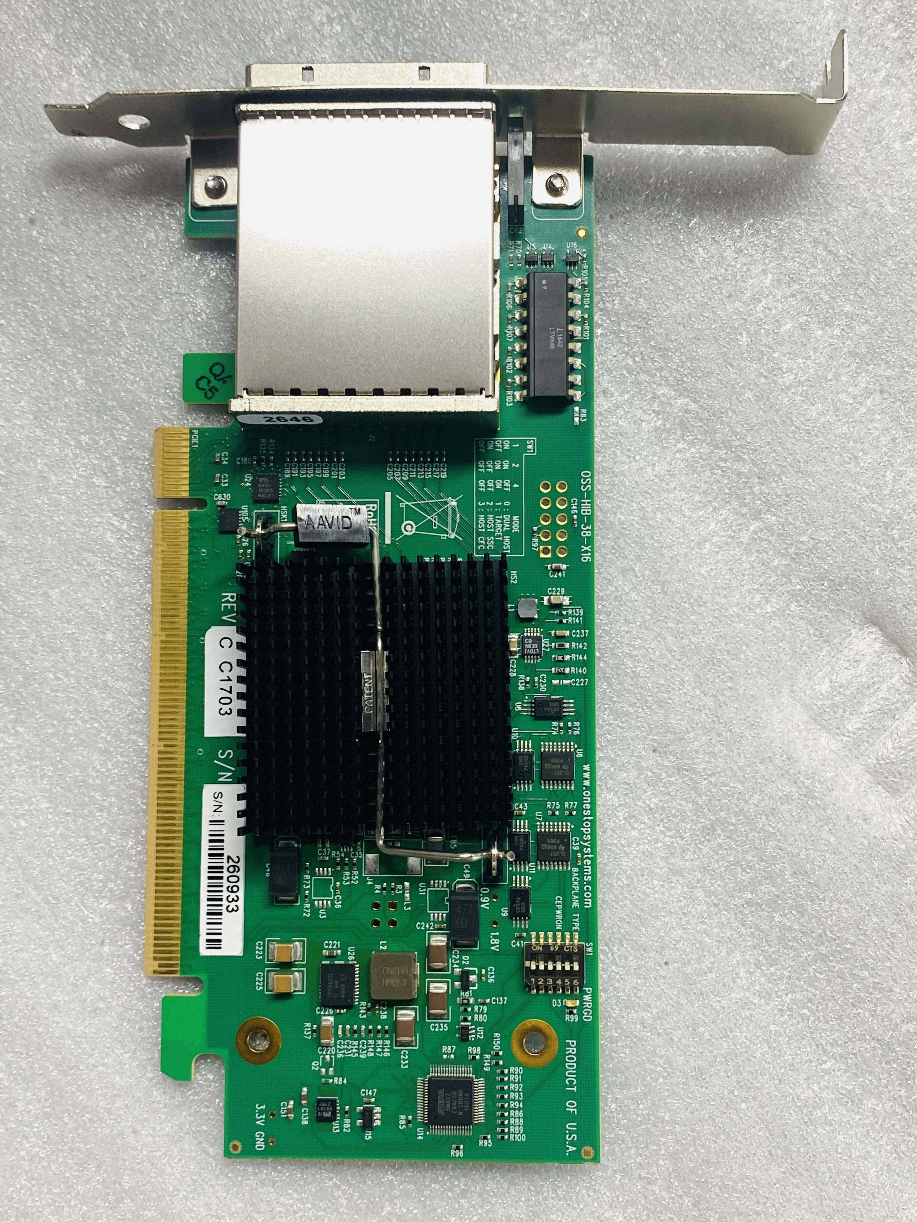 原装 莫仕 molex OSS-HIB-38-X16 PCIe Gen3 SFF-8644 外扩采集卡
