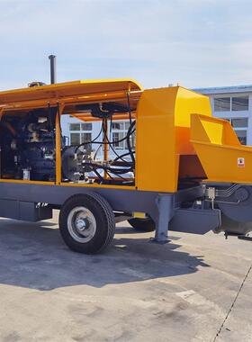 各型号泵车混凝土泵车小型输送泵地泵拖泵柴油泵60柴油机泵