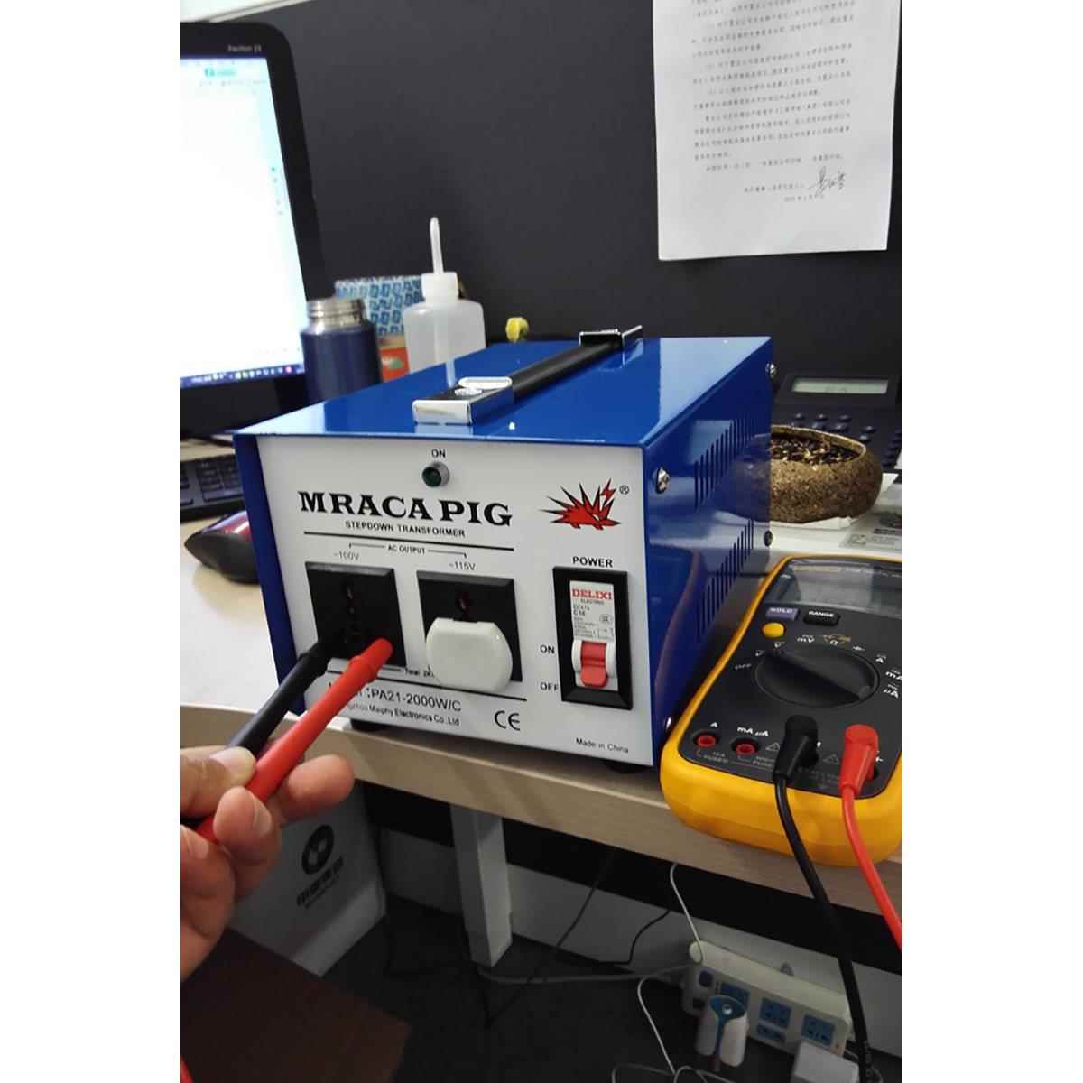 箭猪环形变压器220V转100V110V2000W铜A级电压转换器大功率软启动