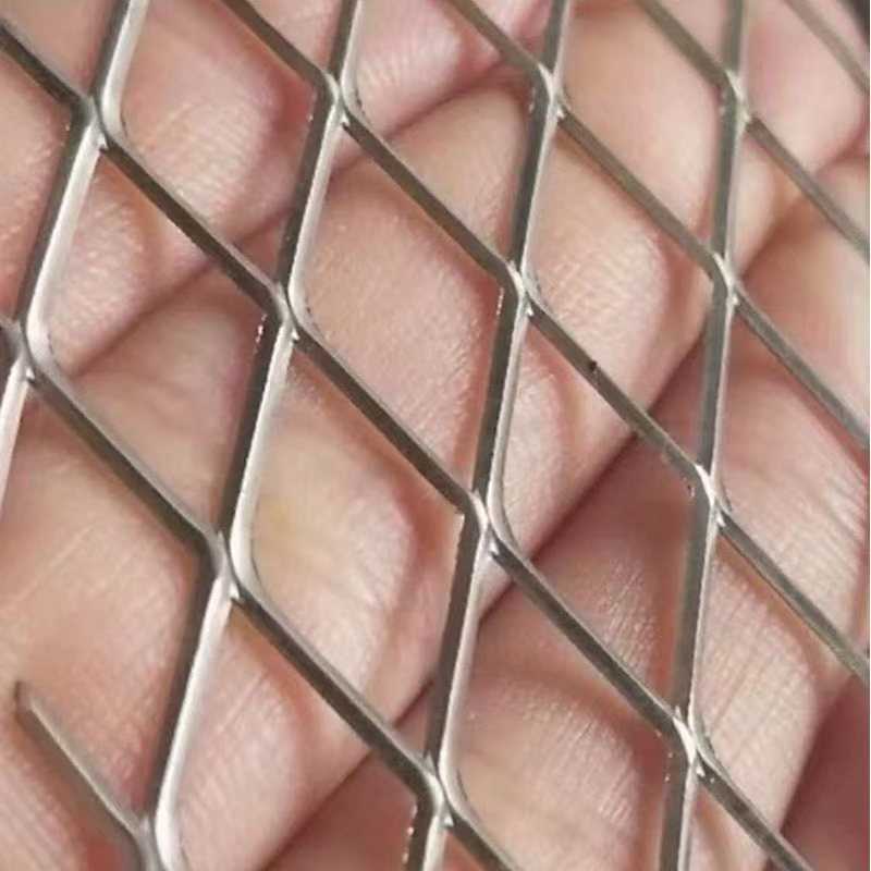 不锈钢菱形钢板网金属拉伸防滑加厚红色喷漆拉伸钢板网可定制