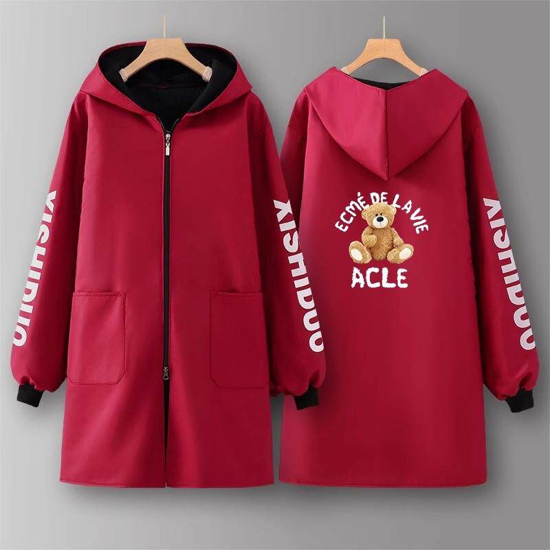 加绒加厚罩衣棉衣防脏围裙厨房家用2024新款女秋冬季加男款厚防水