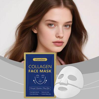 VIARELINE Collagen Mask gently nourishes and moisturizes the