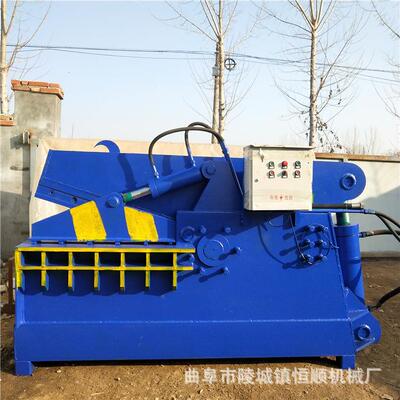 二手液压 钢筋剪切机 鳄鱼式废铁剪断·机 全自动钢板剪切机