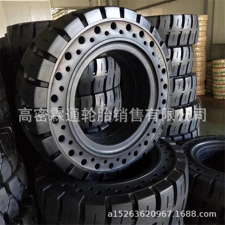 现货3.5吨实心叉车轮胎650-10 28x9-15前后轮胎新款花纹