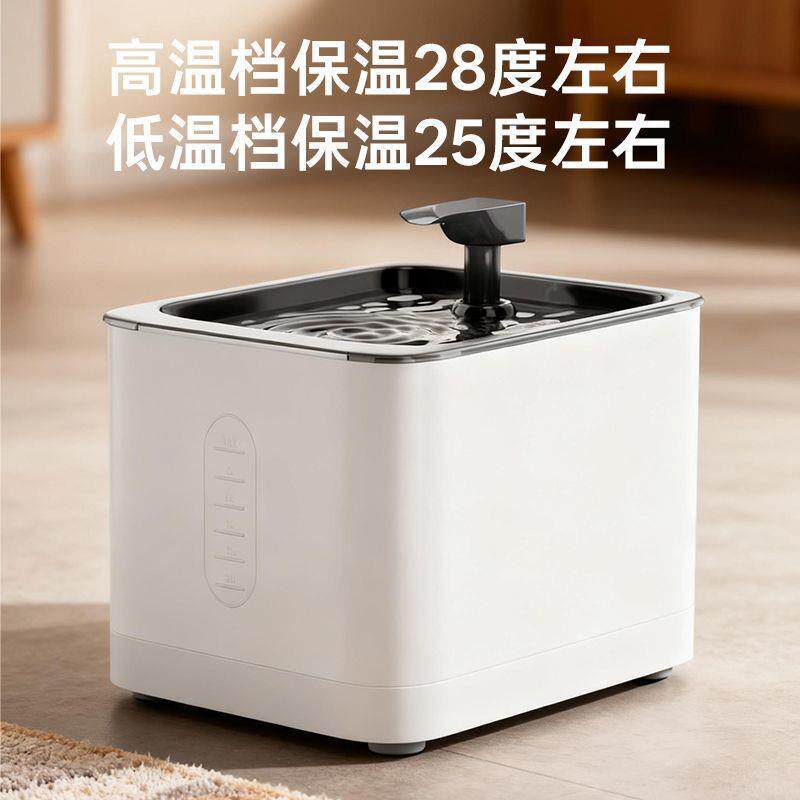 猫咪饮水机一体通用狗恒温猫米加热电源线二档调温