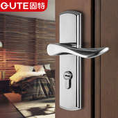 固特不锈钢门锁卧室房门锁实木门锁室内锁具卫生间门把手三件套