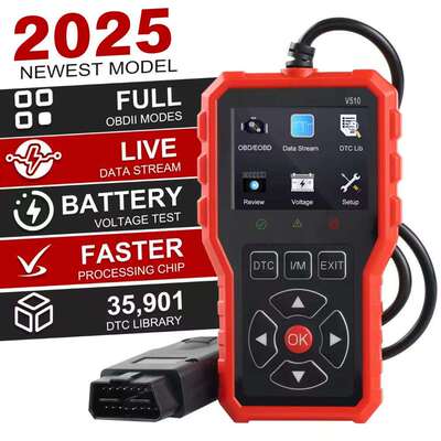 2025新款汽车故障诊断仪elm327发动机故障读取数据流电瓶电压obd2