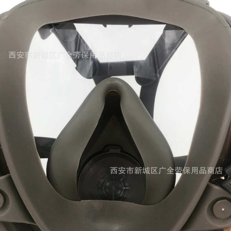 管送风导气面罩装修面具 煤矿充电防毒便携式防毒面具电动辅助全
