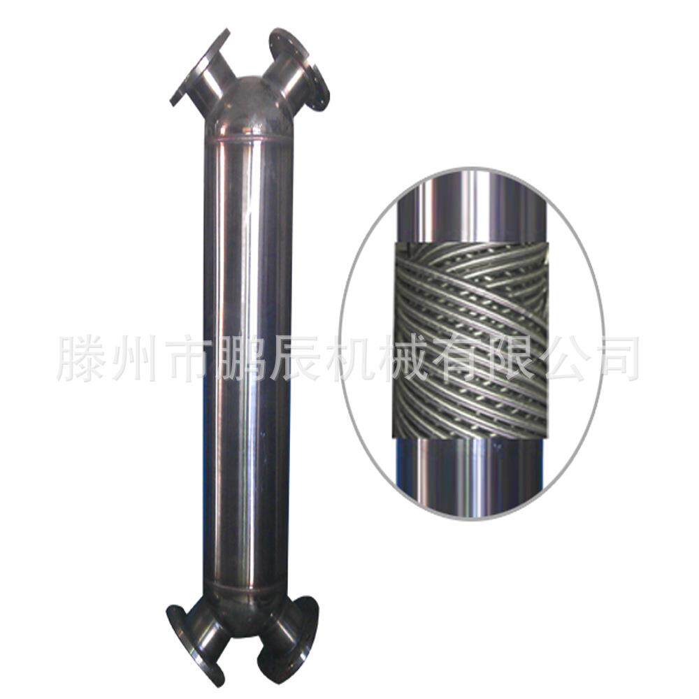钛管换热器油水螺旋管式热交换器不锈钢列管式冷凝器