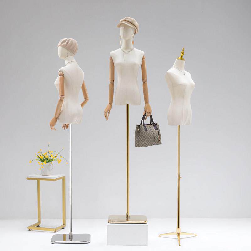模特展示架全身婚纱模特道具女半身人台女装衣服假人体服装店模型