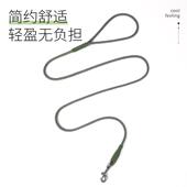 跨境热卖 狗狗牵引绳防暴冲素色单拉绳可调节夜遛狗绳狗链宠物用品