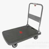 厚德推车800斤静音折叠手推车仓库搬运推车办公室超市静音拉车