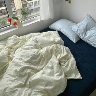 i套ns纯简约奶油全棉纯棉床上件床单被套床笠款 新款 柠檬四色汽水