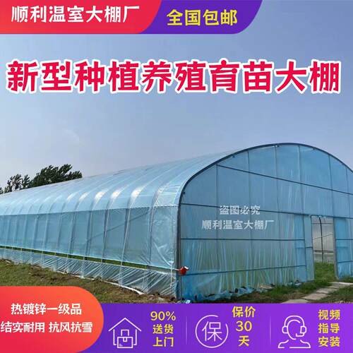 大棚钢管骨架养殖鸡鸭鹅猪牛羊大棚全套种植育苗花卉家用温室大棚