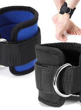 D-Ring Ankle Anchor Strap Belt Gym Cable Attachment Thigh Le