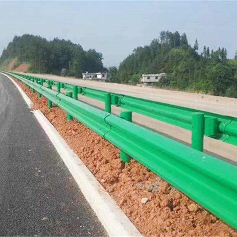 热镀锌公路护栏市政道路护栏喷塑护栏双波三波波浪形护栏板交通