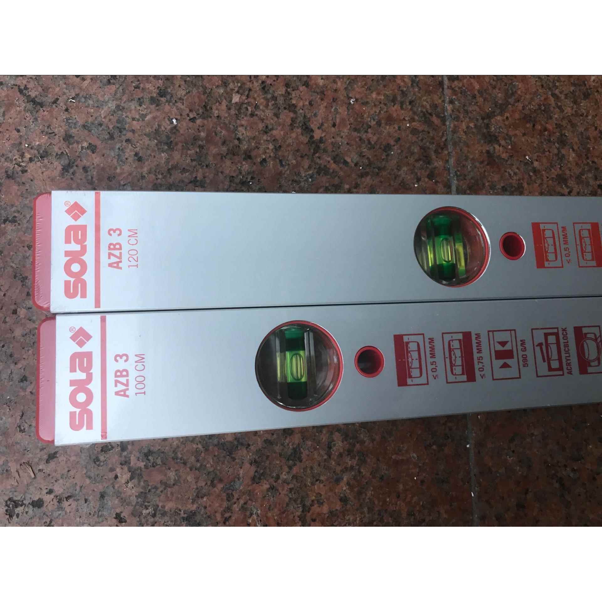 厂家直供SOLA水平尺AZB 3型索拉加厚进口水平尺高精度水平尺