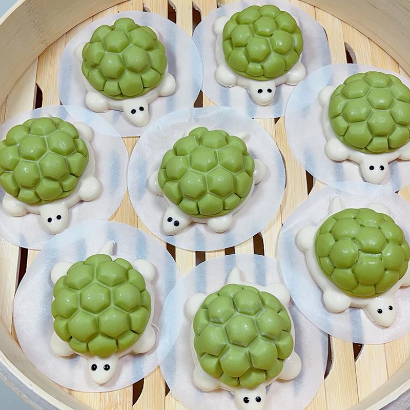 Loveme老师 可爱卡通动物小乌龟馒头模具花饽饽卡通造型DIY制作