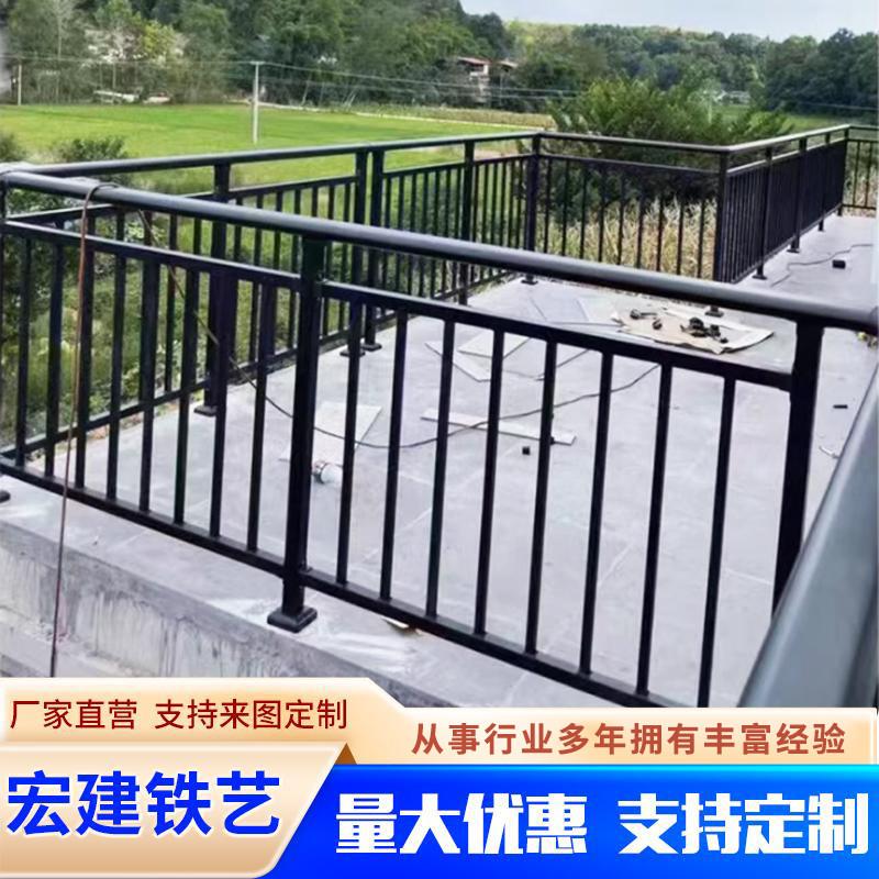 锌钢阳台护栏室外露台楼梯扶手别墅空调外机罩围栏庭院铁艺防护栏