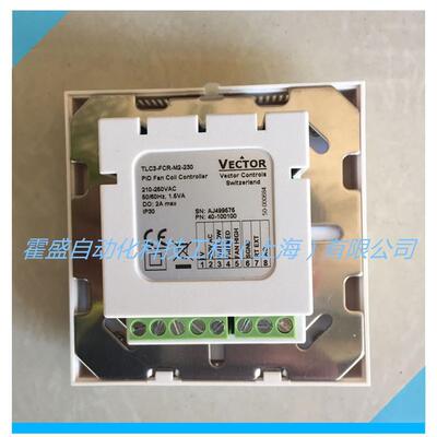 VECTOR伟拓 TLC3-FCR-M2-230 风机盘管控制器 TLC3-BCR温控面